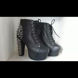 Jeffrey Campbell Leather Lita Spike Size 8
